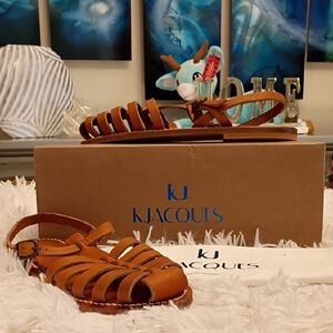 K. Jacques Adrien Saint Tropez Women's Sz 38 Sandals New $320